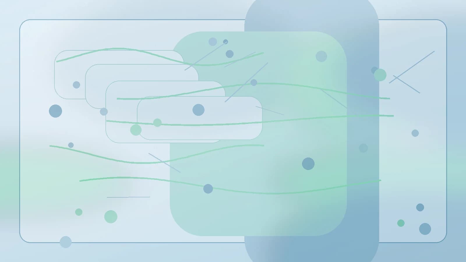 Ilustração editorial da campanha Março Azul-Marinho com elementos abstratos de saúde pública.