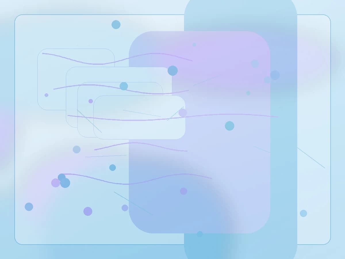 Ilustração editorial da campanha Abril Azul com elementos abstratos de saúde pública.