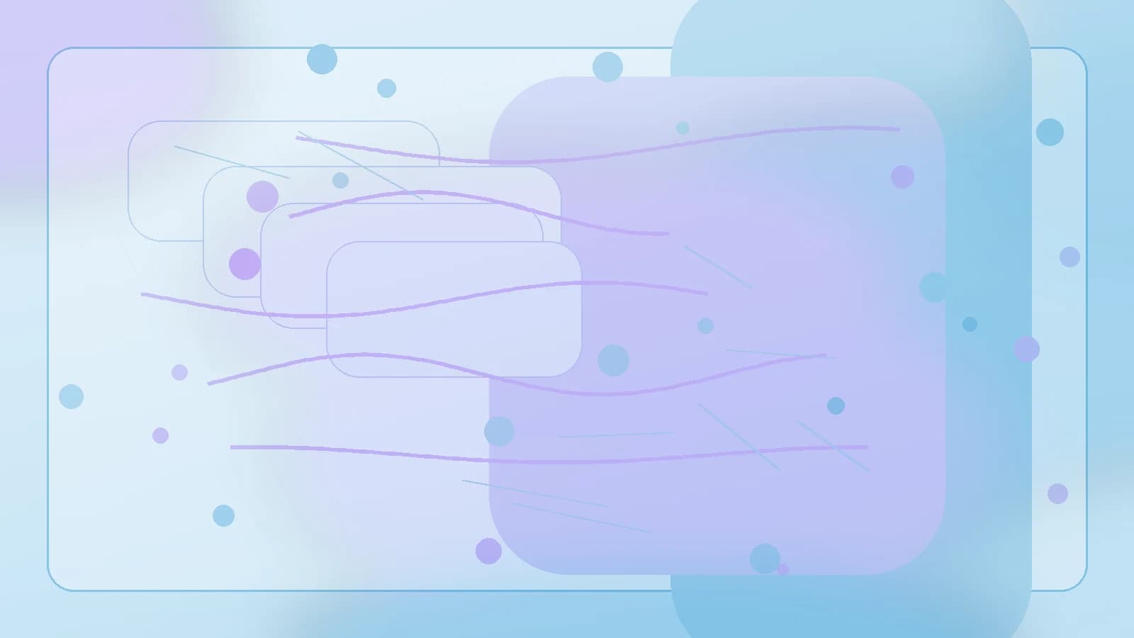 Ilustração editorial da campanha Abril Azul com elementos abstratos de saúde pública.
