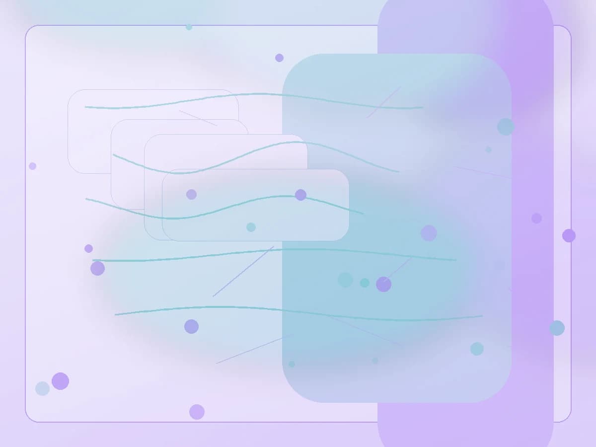 Ilustração editorial da campanha Fevereiro Roxo com elementos abstratos de saúde pública.