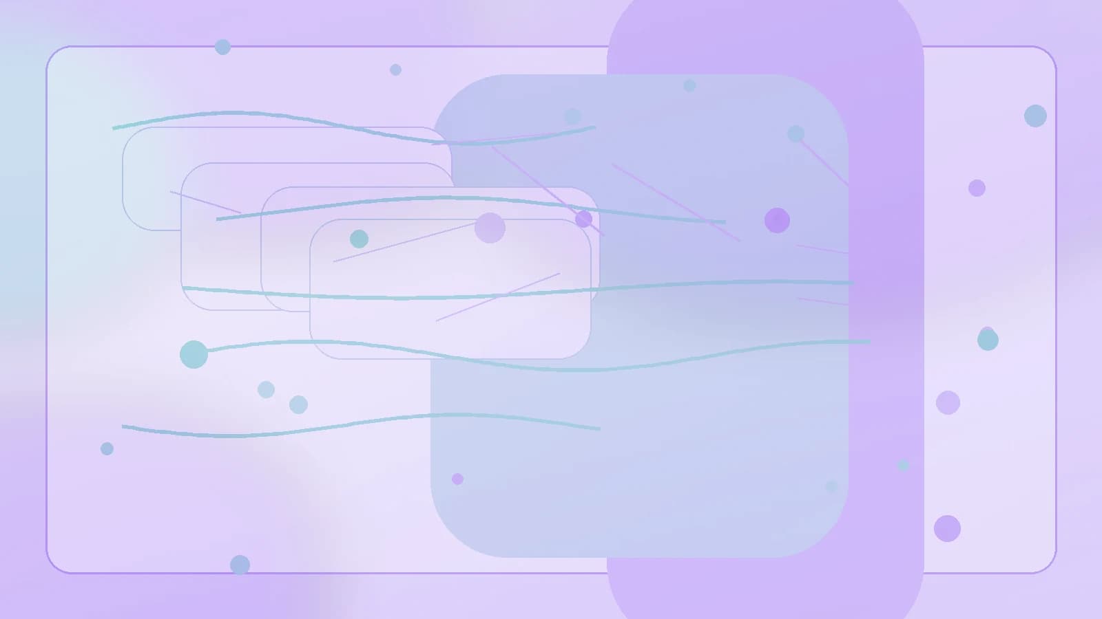 Ilustração editorial da campanha Fevereiro Roxo com elementos abstratos de saúde pública.