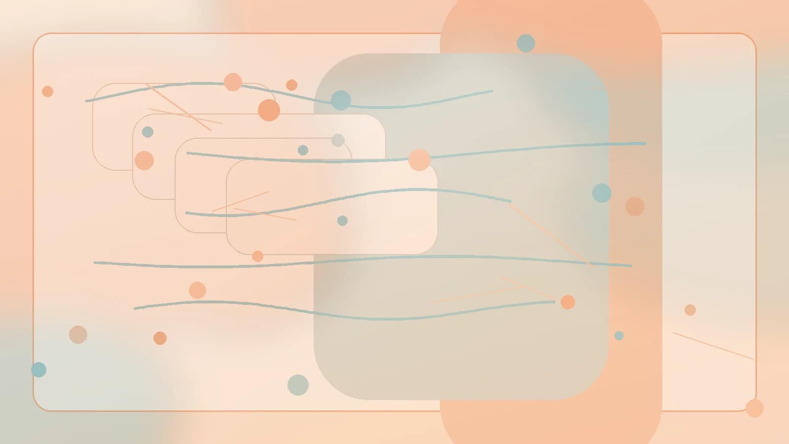 Ilustração editorial da campanha Junho Laranja com elementos abstratos de saúde pública.