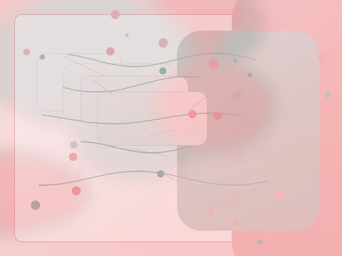 Ilustração editorial da campanha Maio Vermelho com elementos abstratos de saúde pública.