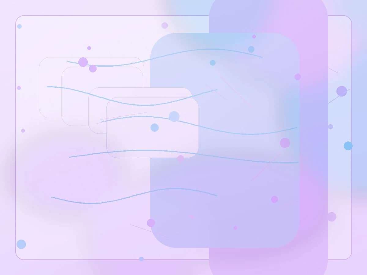 Ilustração editorial da campanha Março Lilás com elementos abstratos de saúde pública.