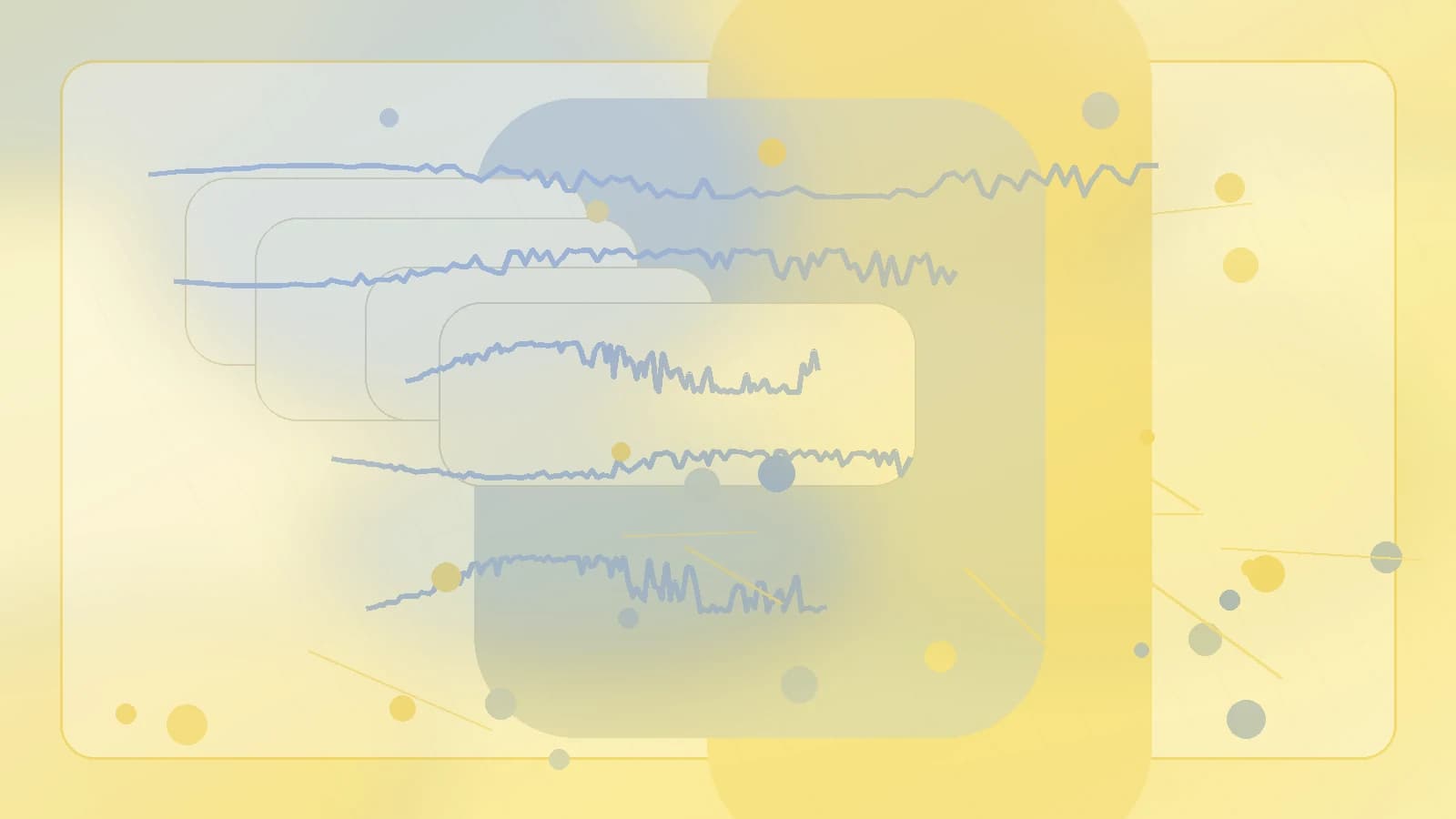 Ilustração editorial da campanha Setembro Amarelo com elementos abstratos de saúde pública.